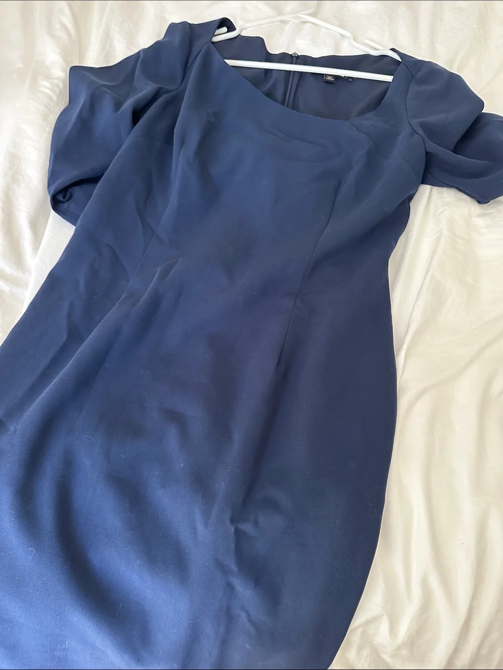 Black Halo Asymmetrical Neckline, Size 16